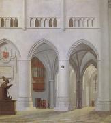 Pieter Jansz Saenredam Interior of the Church of St Bavon at Haarlem (mk05) oil